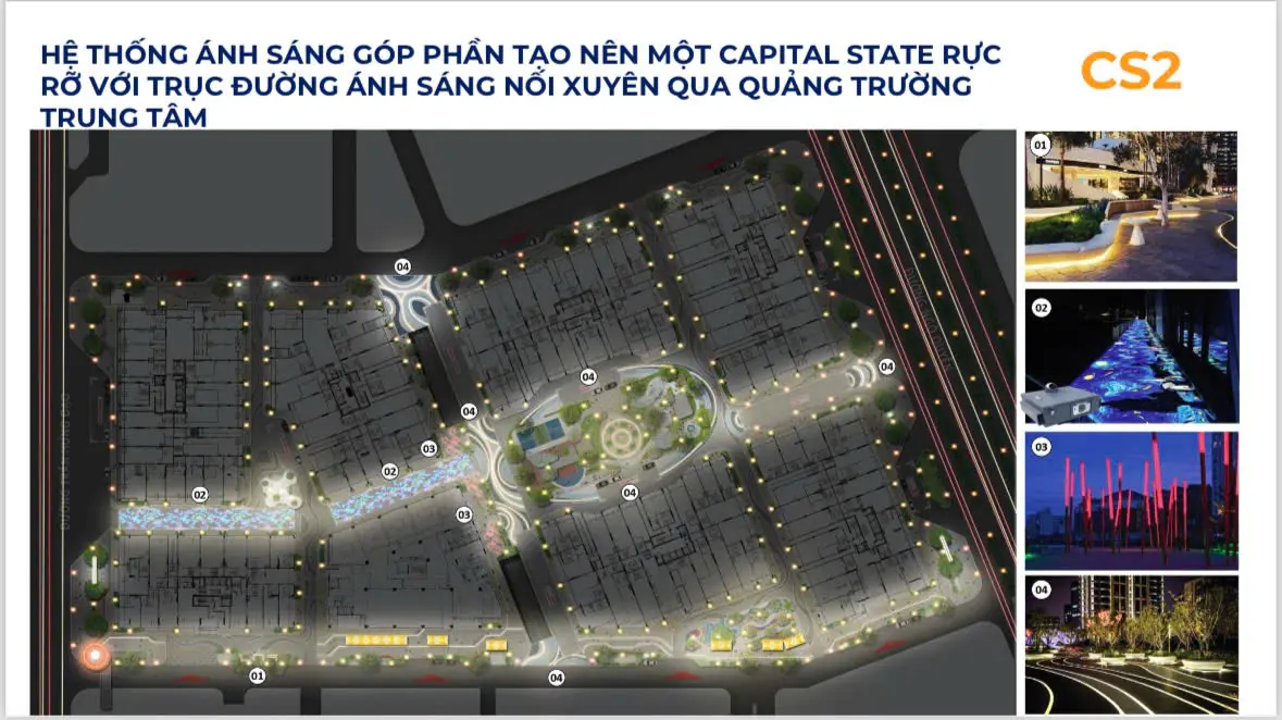 Hệ thống ánh sáng của Capital Square