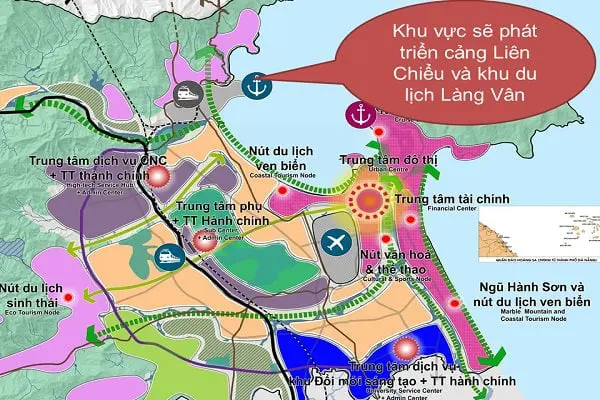 Đà Nẵng sẽ đẩy mạnh phát triển cảng biển Liên Chiểu và khu du lịch Làng Vân trong nhiều năm tới