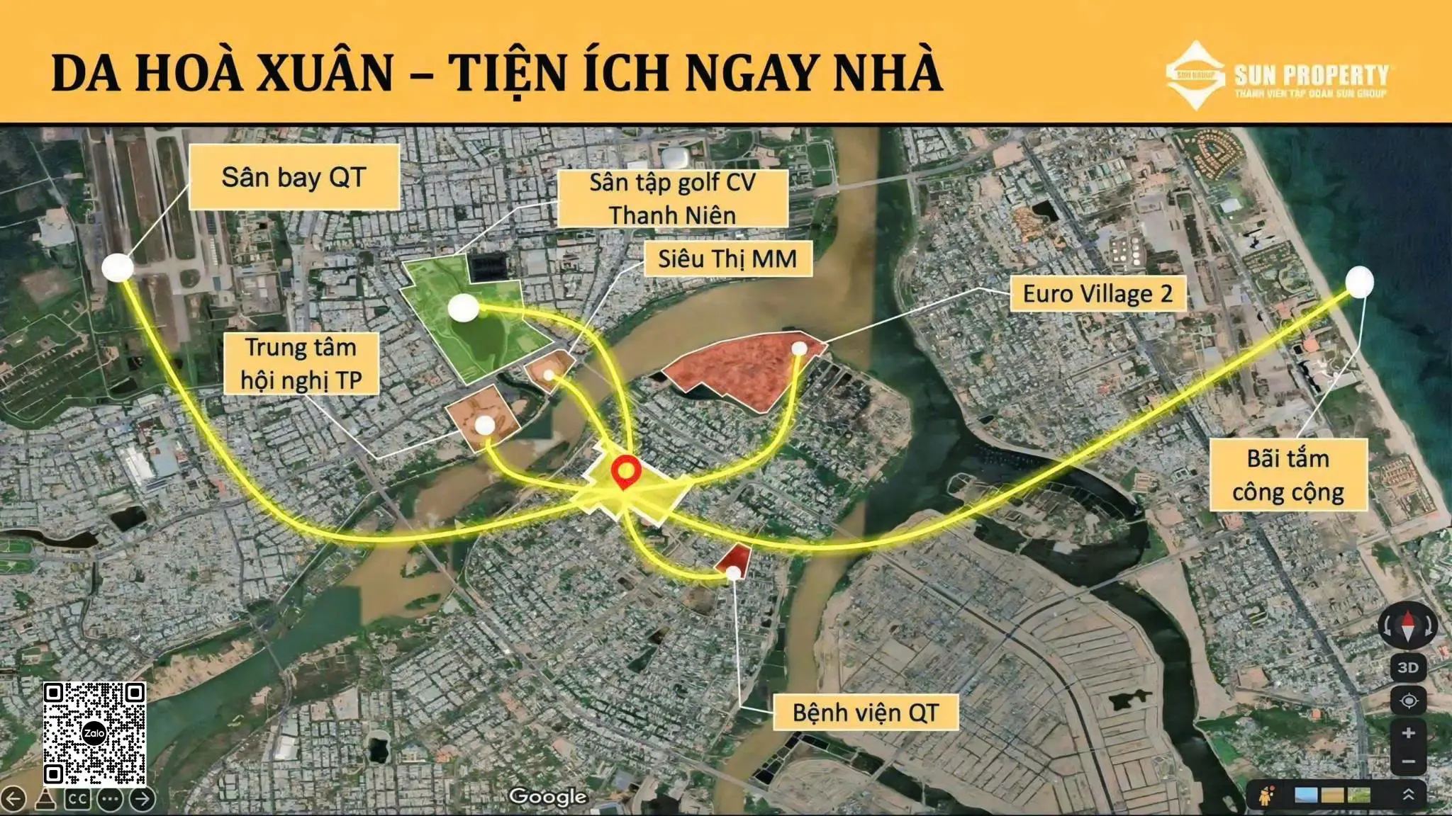 Vị trí cực đẹp của đất nền Cồn Dầu