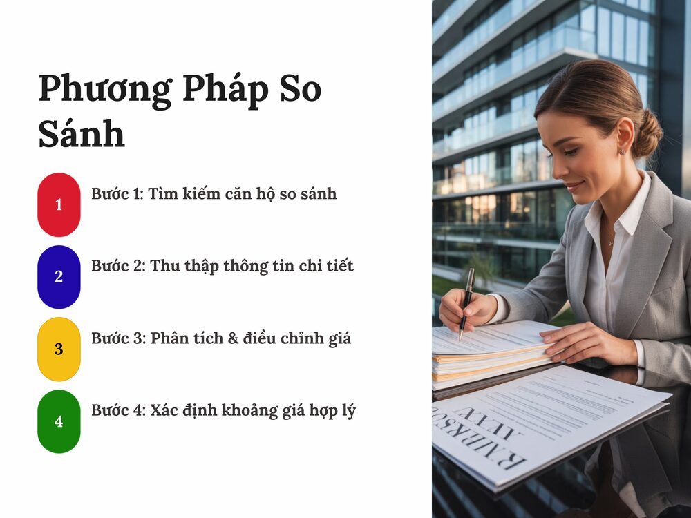Phương pháp so sánh để định giá căn hộ