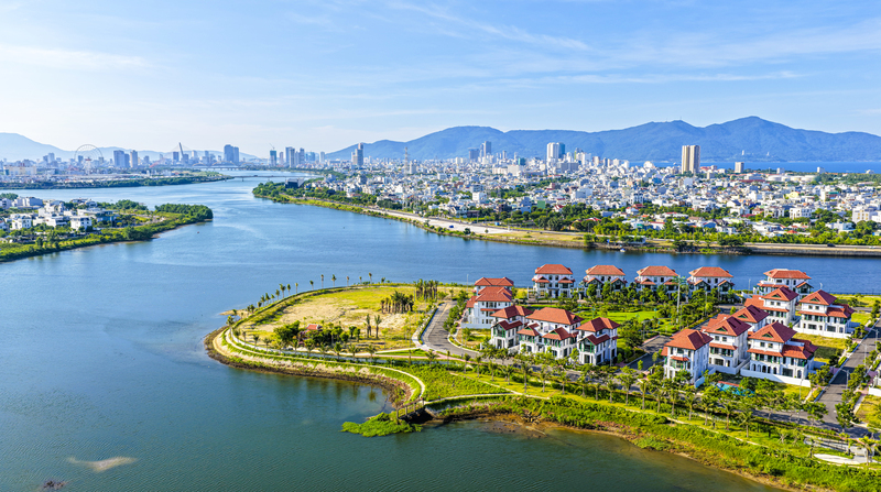 flycam dự án Sun Riverpolis Đà Nẵng 2