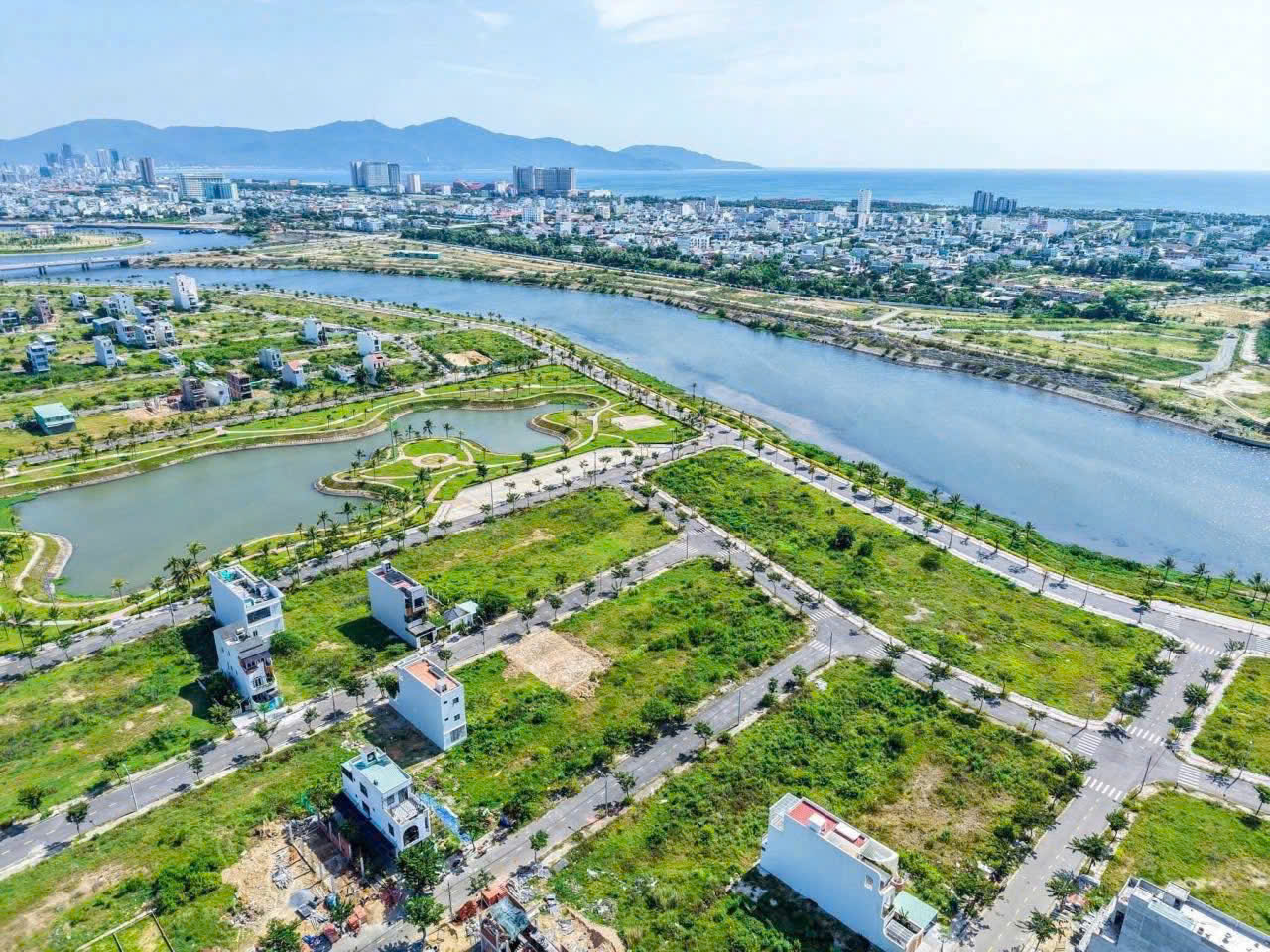 Hình ảnh phân khu Đầm Sen nhìn từ trên cao