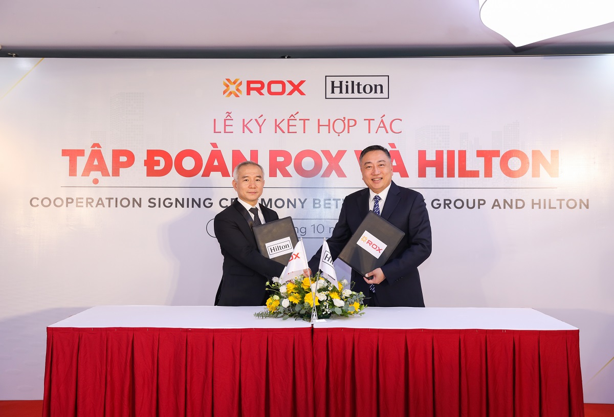 ROX Group và Hilton ký thoả thuận hợp tác để phát triển phân khúc khách sạn trung cấp tại Việt Nam
