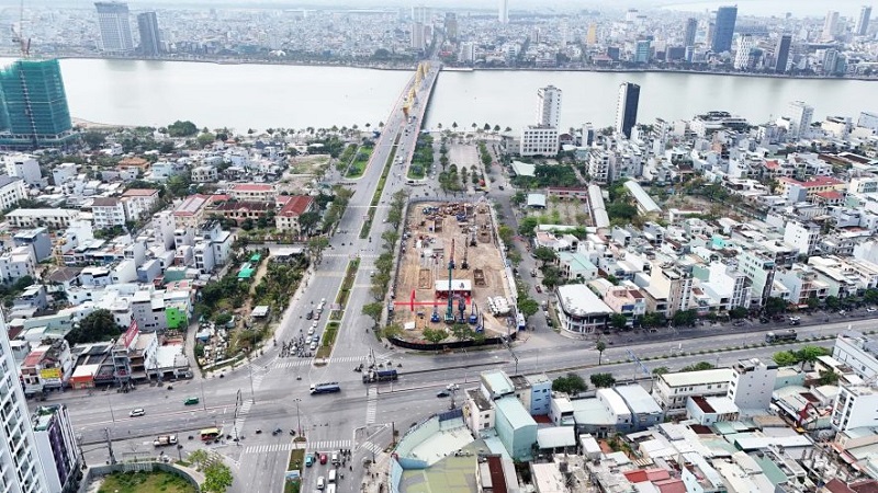 Vị trí thực tế của dự án The Legend City Đà Nẵng qua hình ảnh Flycam