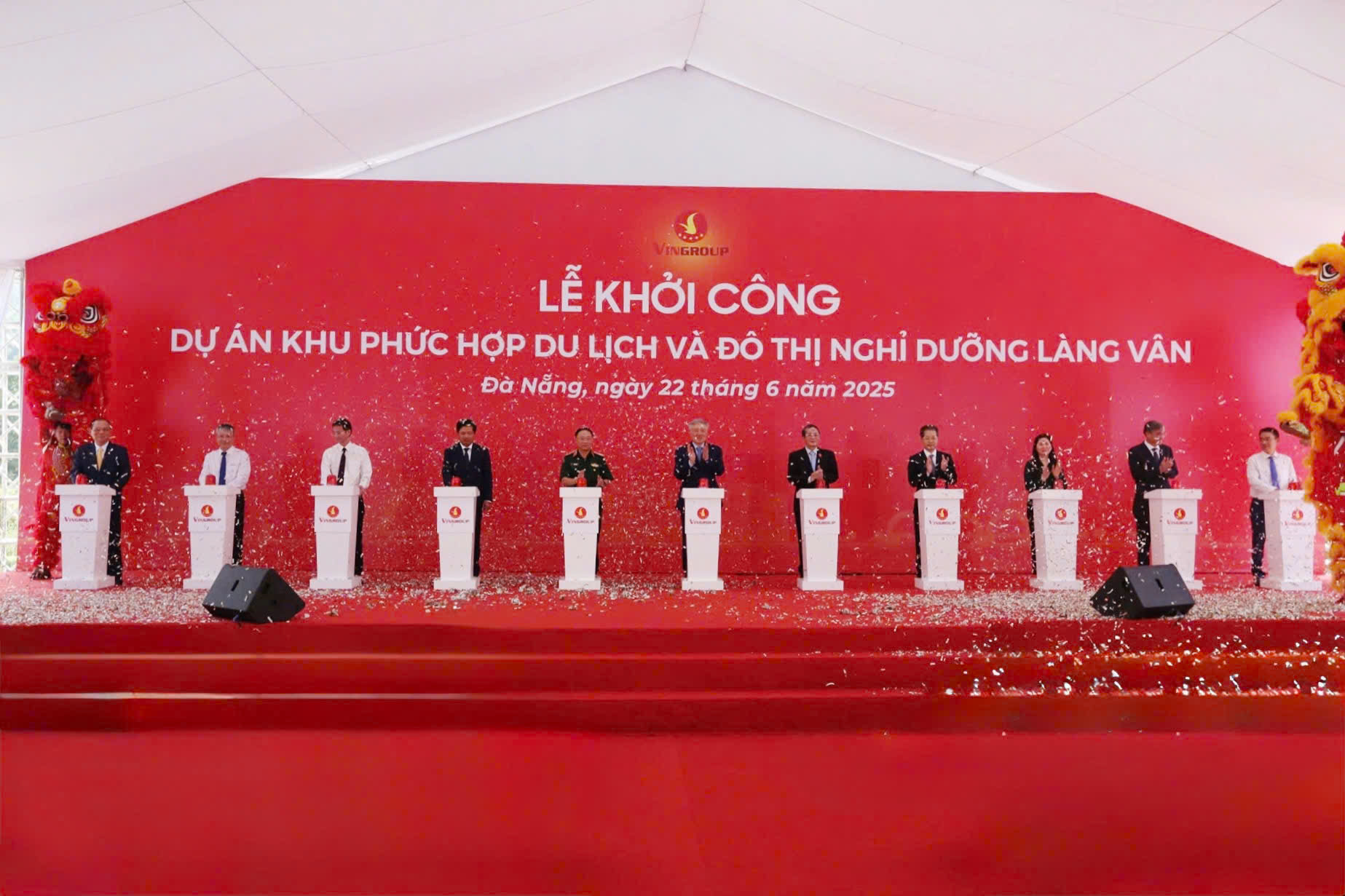 Dự án đã được khởi công vào ngày 22-6-2025