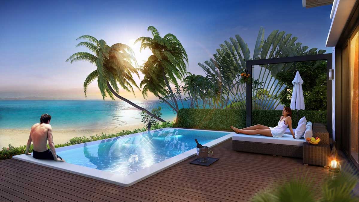 Bể bơi đa tầng Vin Làng Vân