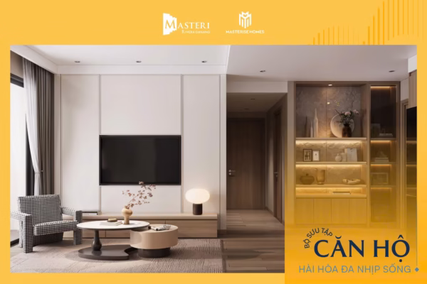 Hình ảnh mẫu căn hộ 1PN+ của Masteri Rivera Đà Nẵng
