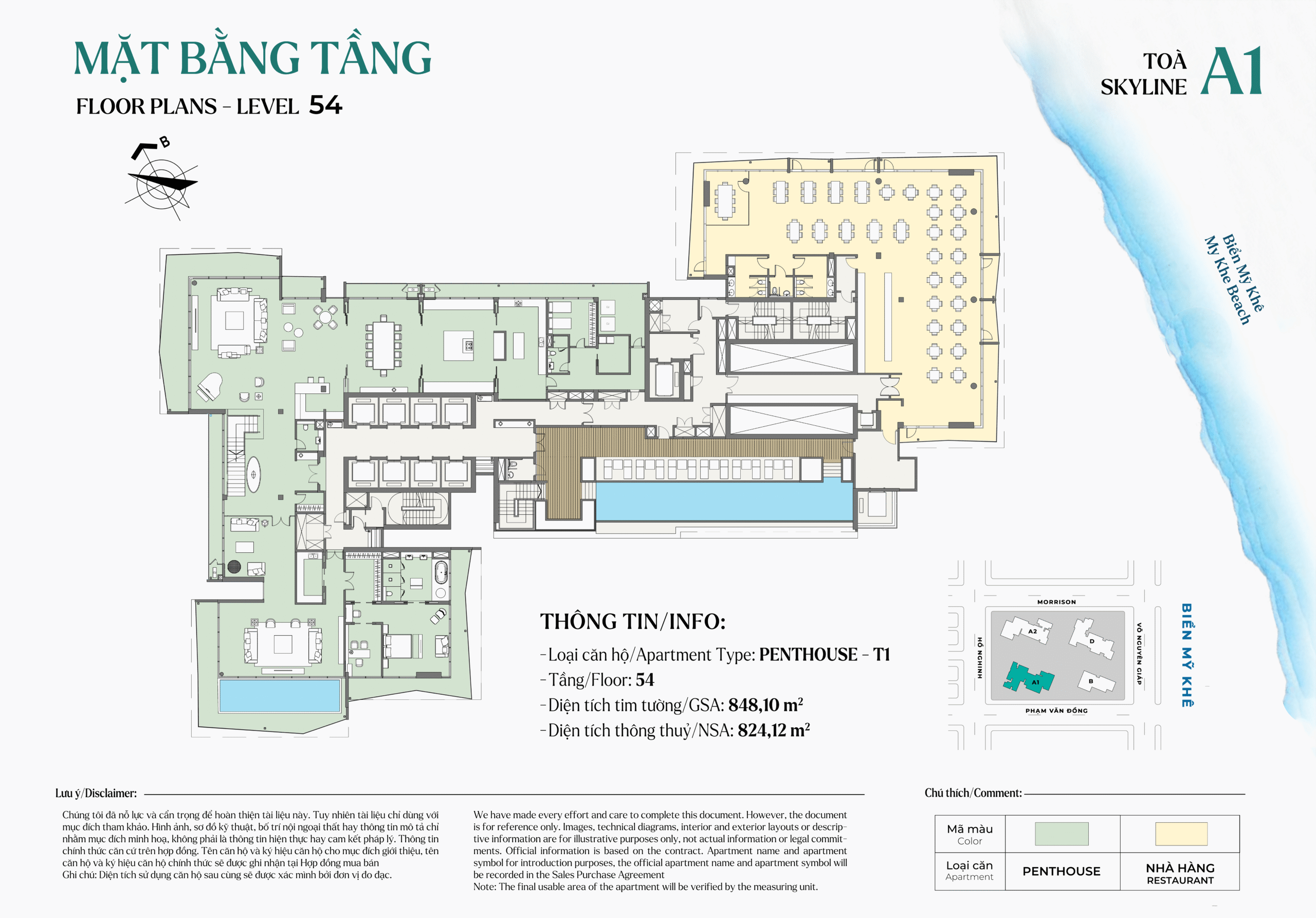 TÒA A1- TANG 54 Soleil Ánh Dương