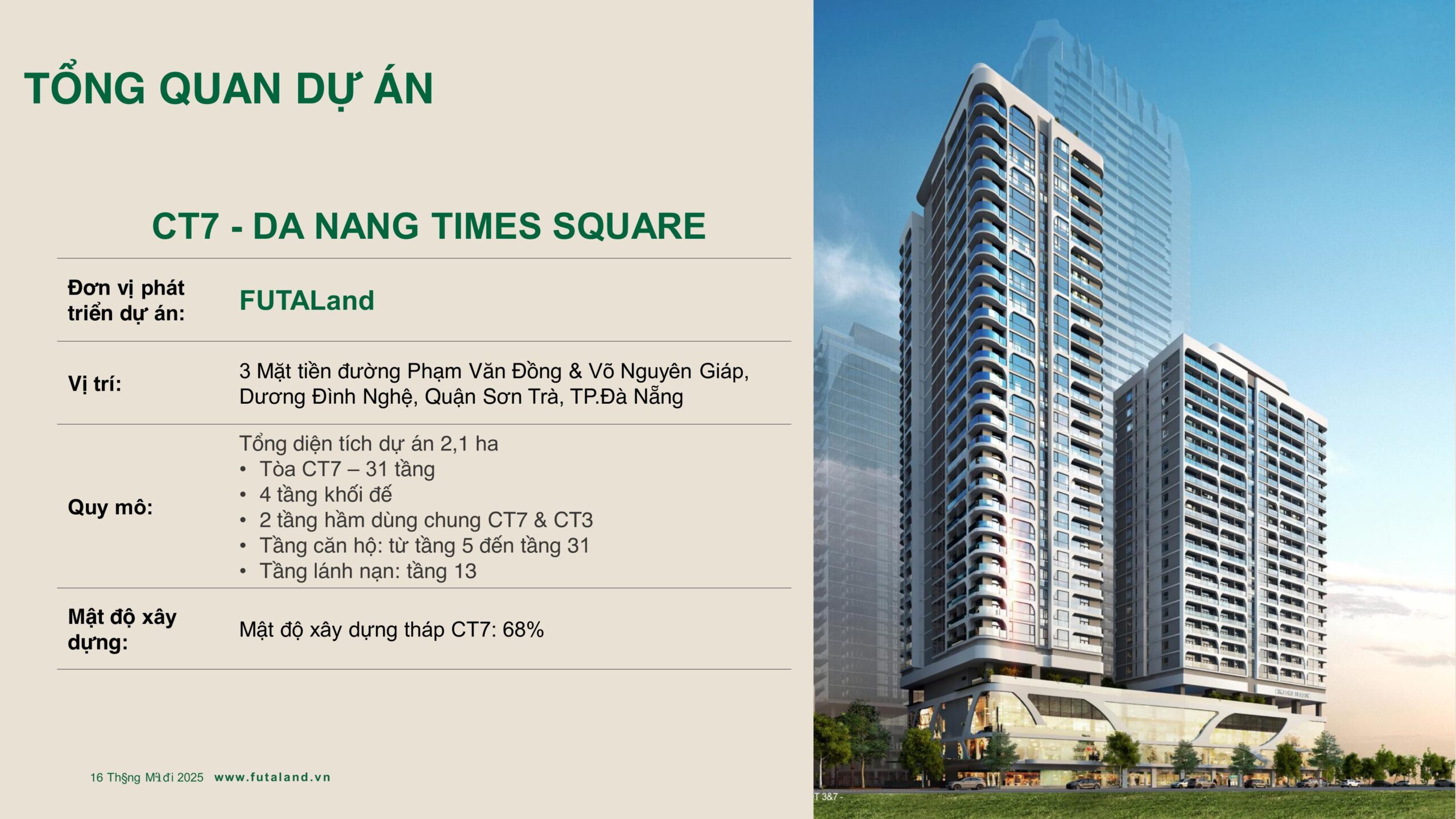 Tổng quan toà CT7 của Time Square