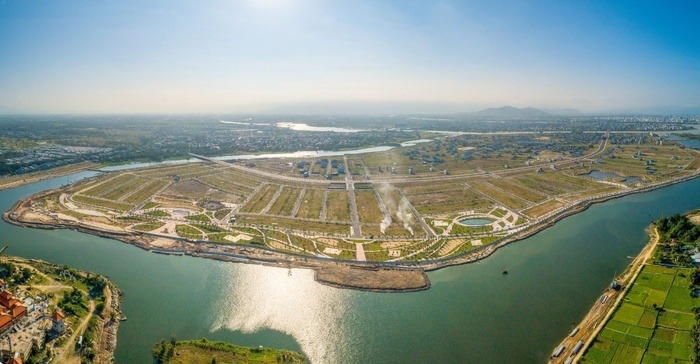 Khu đô thị Nam Hòa Xuân ảnh chụp từ trên cao