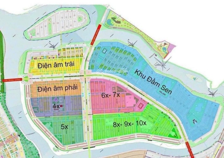 sơ đồ khu đô thị Hòa Xuân Đà Nẵng