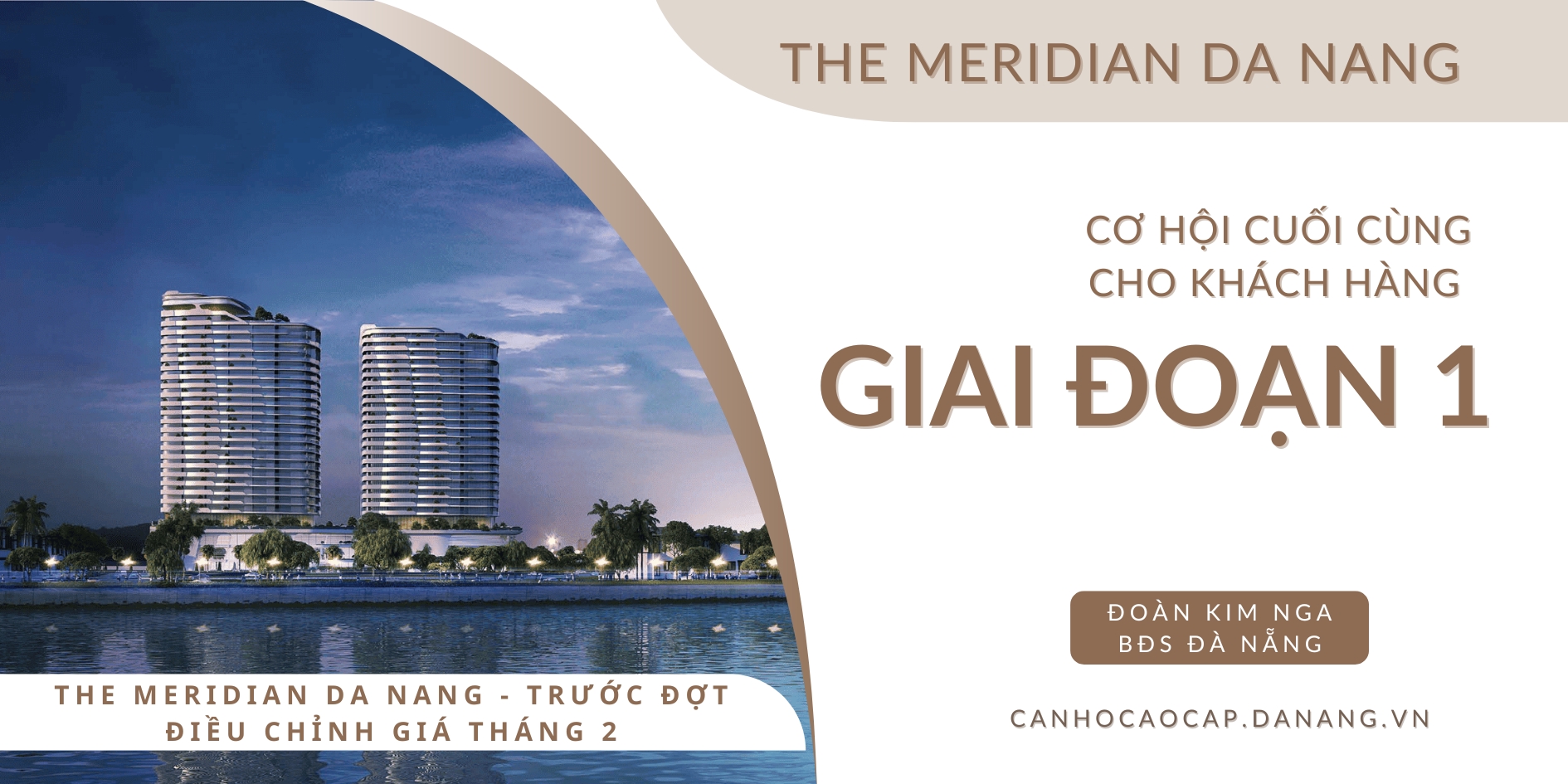 THE MERIDIAN ĐÀ NẴNG: "CƠ HỘI CUỐI" SỞ HỮU CĂN HỘ VEN SÔNG TRƯỚC ĐỢT ĐIỀU CHỈNH GIÁ THÁNG 2