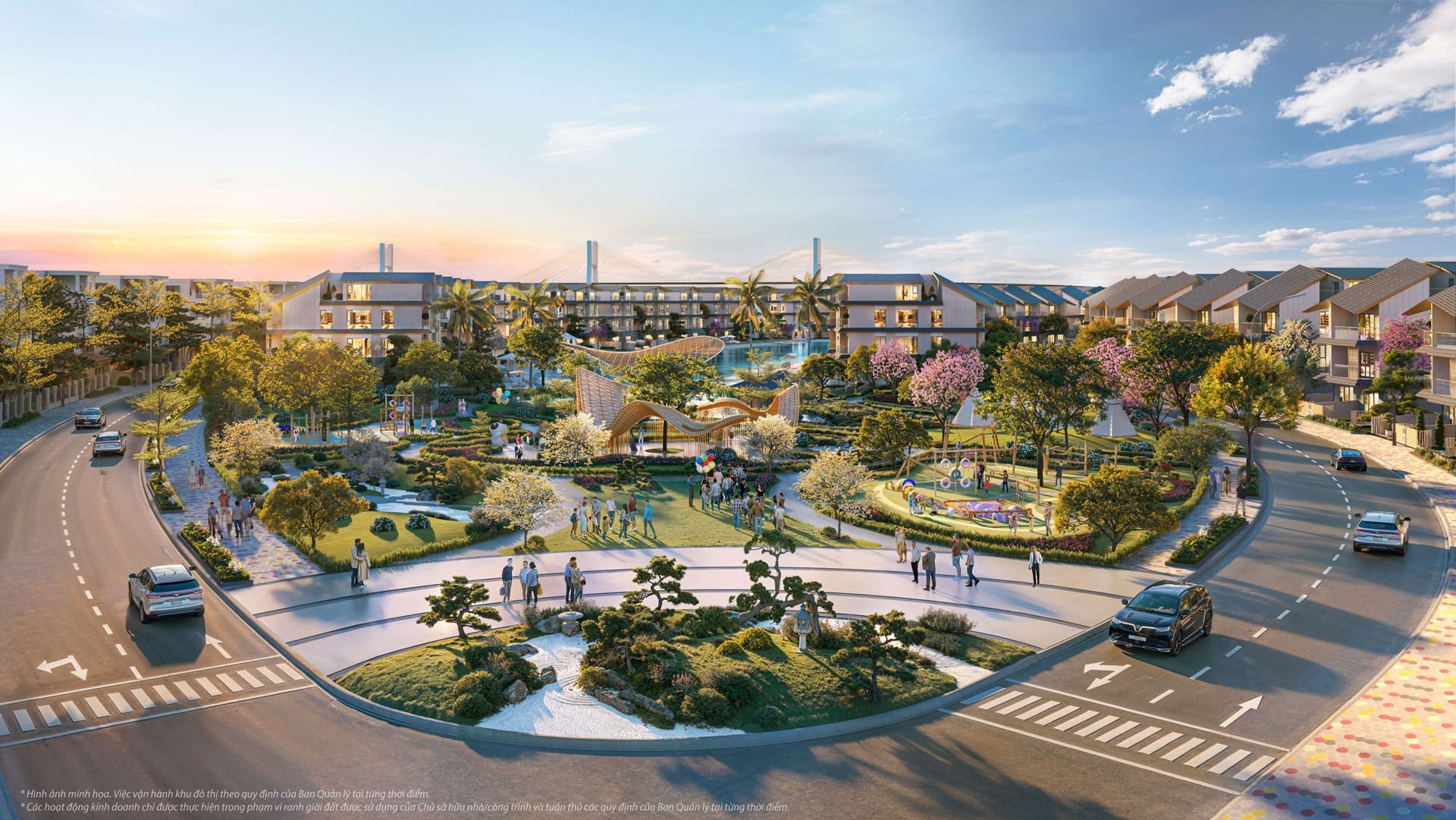 Nhịp sống thường nhật tại khu tiện ích Vinhomes Hải Vân Bay