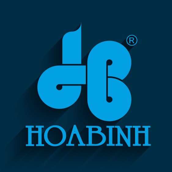 Logo Hòa Bình Construction, nhà thầu thi công các giai đoạn đầu của The Soleil Đà Nẵng